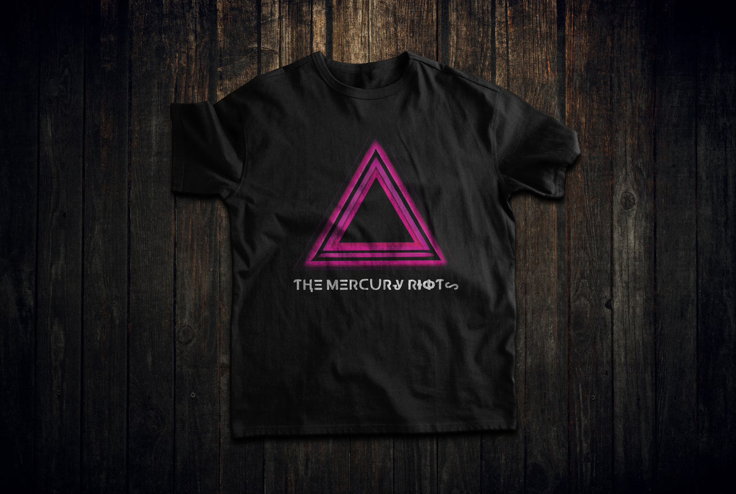 The Mercury Riots Pink “Be Yours” Pyramid T-Shirt